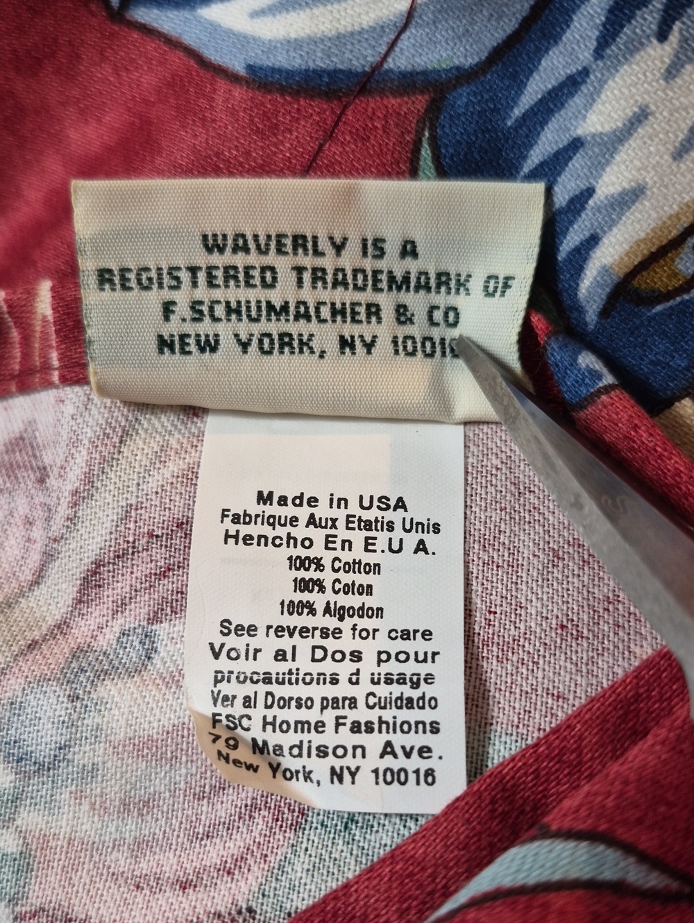 Waverly Valance Bundle-Salem Towne House-Rare- VGC-Vintage 90s - Picture 2 of 8